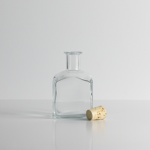 8oz Glass Bottle with Cork Top