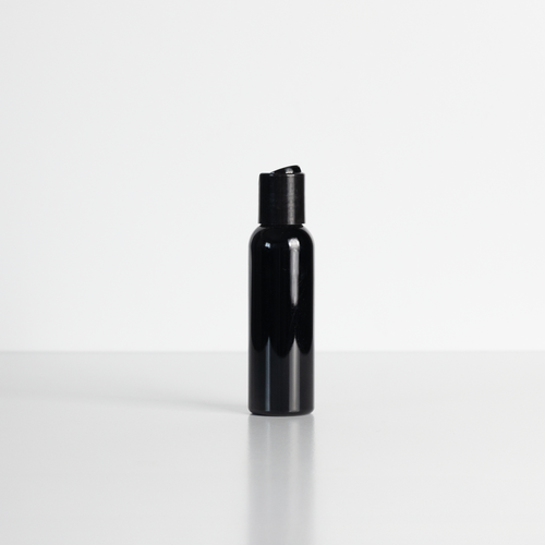 2 oz. Plastic Black Squeeze Bottle